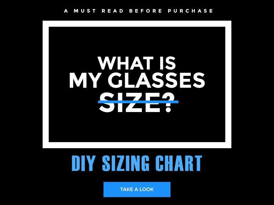 DIY Sizing Chart / Glasses Measurements