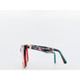 red and black frame on a white background