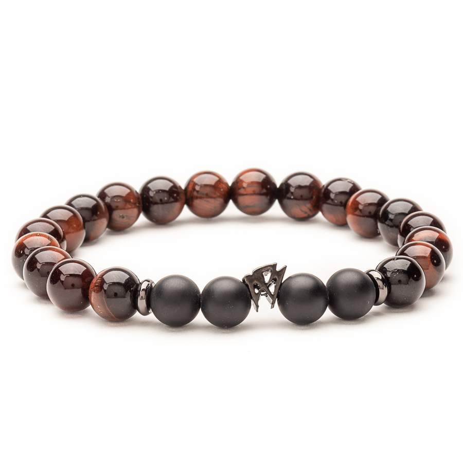 Brown and Black Emblem bracelet