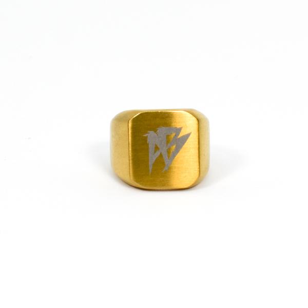 Afterbang gold godfather ring