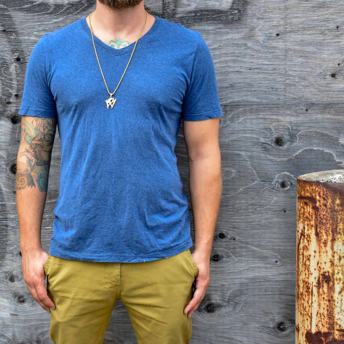 Lifestyle Gold Insignia men necklace