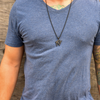 Lifestyle Black stainless Insignia necklace