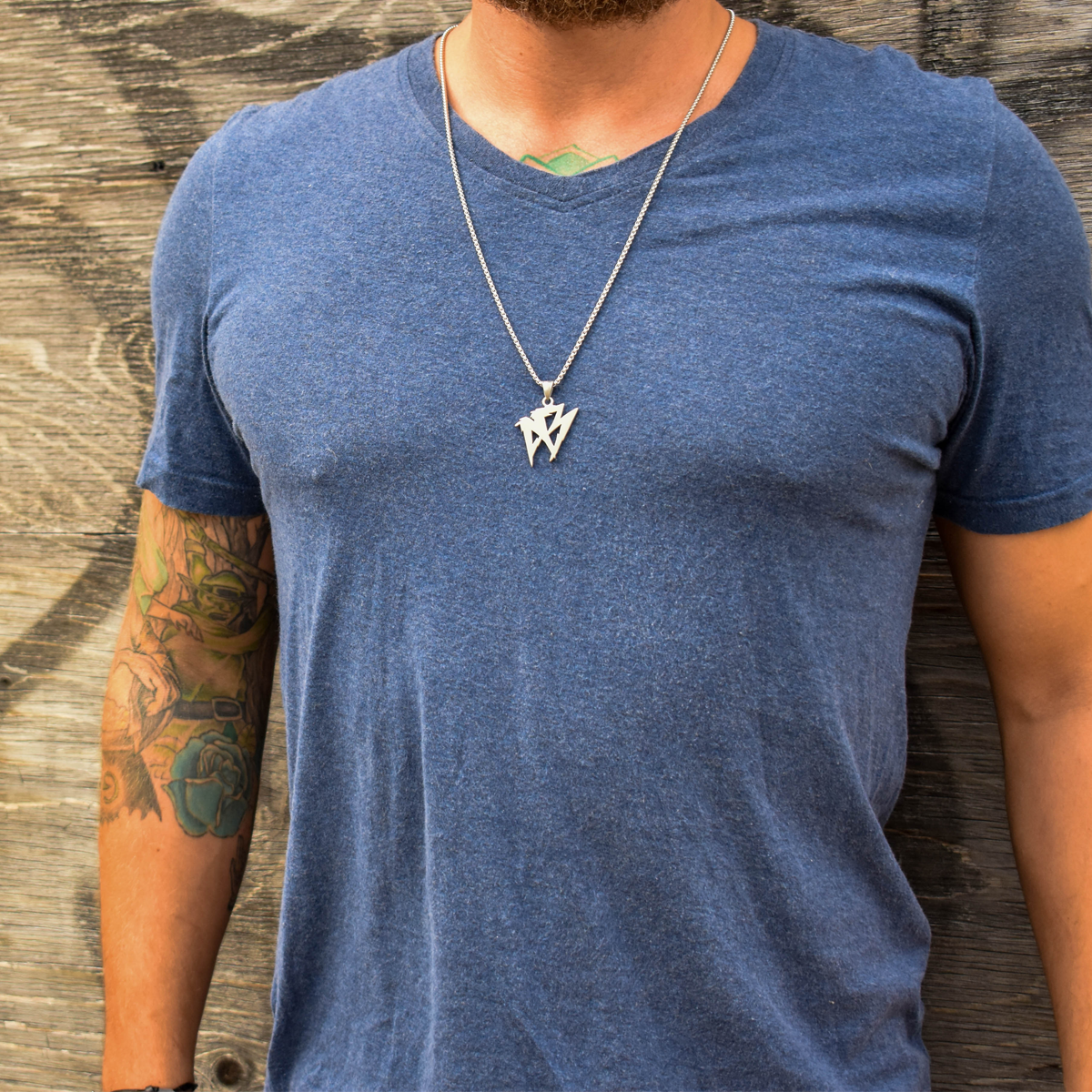 Lifestyle Silver Insignia Necklace