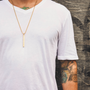 Lifestyle gold Monument men necklace